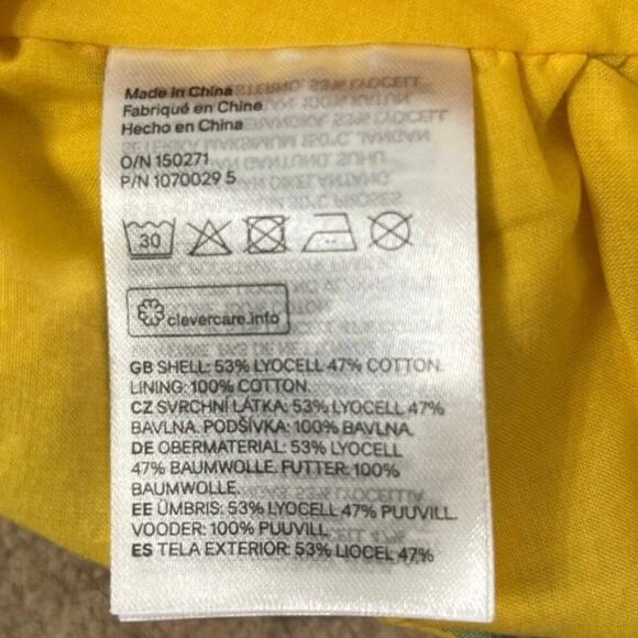 Conscious H&M Off Shoulder Multicolor Floral Cropped Top Medium Resortwear NEW - Picture 6 of 10